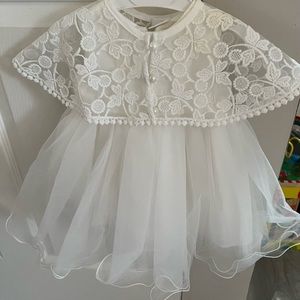 White baby dress
